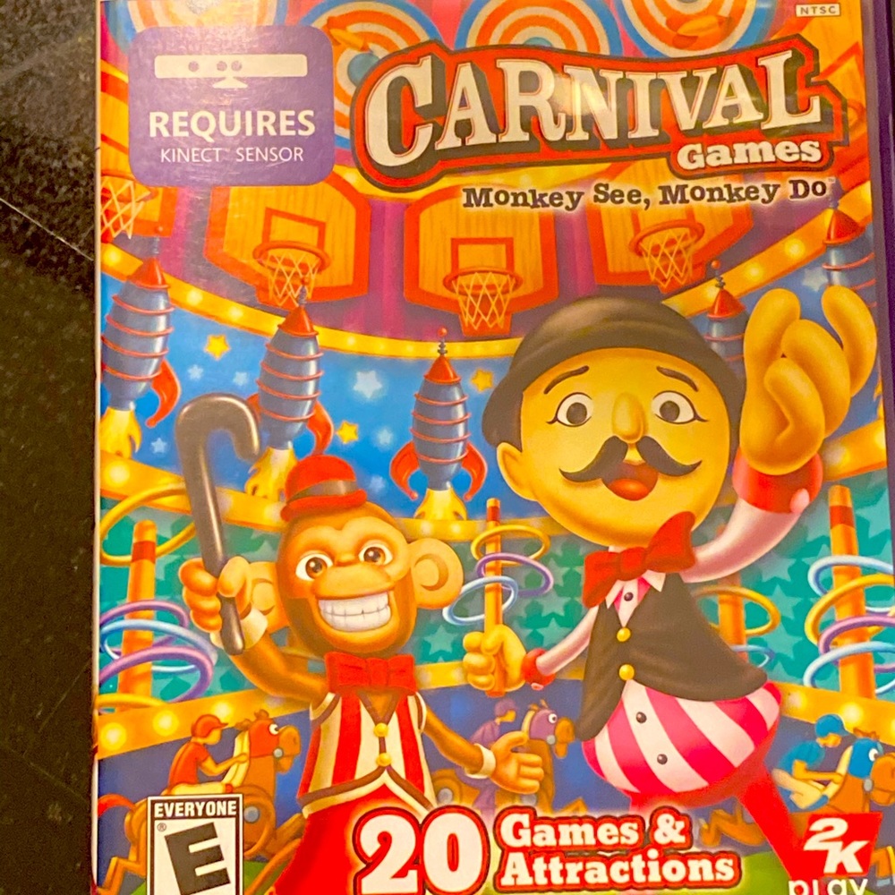 XBOX 360 Game KINECT Carnival